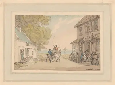 Vägskälet av Thomas Rowlandson