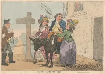 Avfärden av Thomas Rowlandson