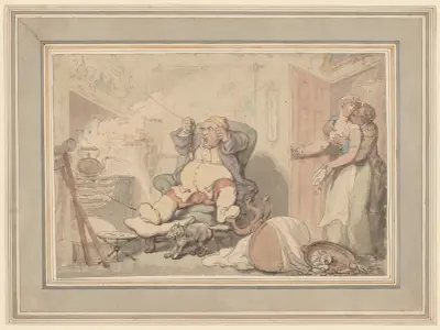 The disaster, Thomas Rowlandson
