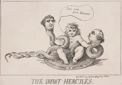 Den unge Herkules av Thomas Rowlandson
