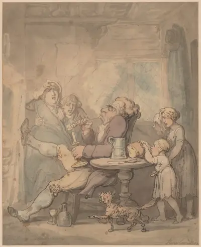 Mannen i position av Thomas Rowlandson