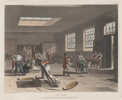 The Mint av Thomas Rowlandson
