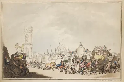 The overdrove ox, Thomas Rowlandson