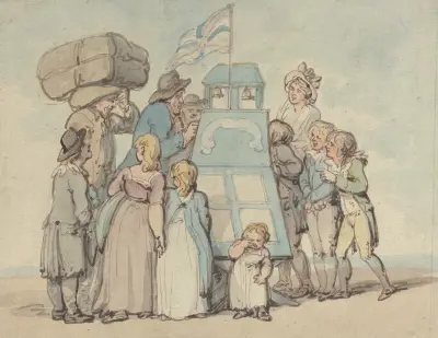 Wystawa osobliwości, Thomas Rowlandson