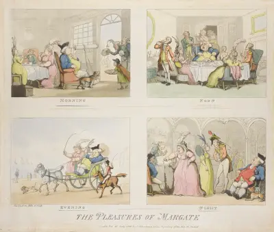 Nöjena i Margate av Thomas Rowlandson