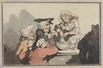 The pretty barr maid, Thomas Rowlandson