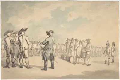 The Review, Thomas Rowlandson