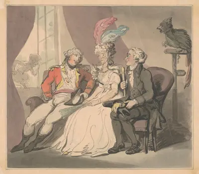 Rivalerna av Thomas Rowlandson