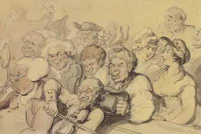 Den lantliga kören av Thomas Rowlandson