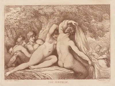 The surprise, Thomas Rowlandson