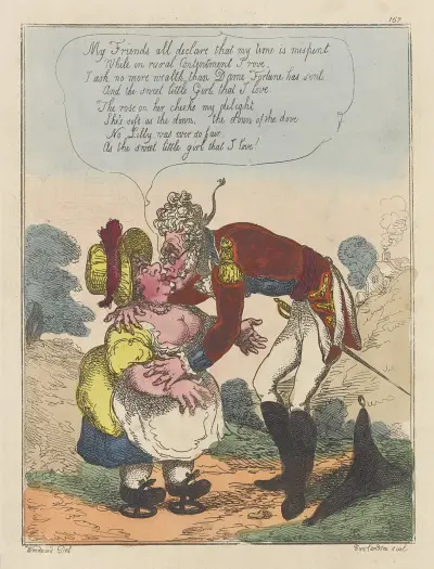 The sweet little girl that I love, Thomas Rowlandson