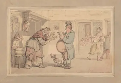 The tax collector, Thomas Rowlandson