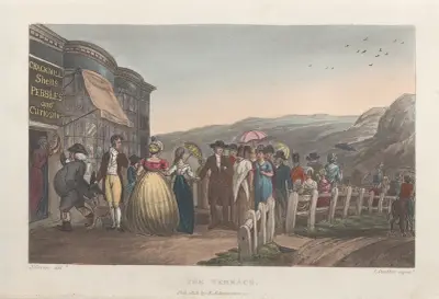 The Terrace, Thomas Rowlandson