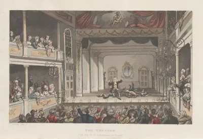 The Theatre, Thomas Rowlandson