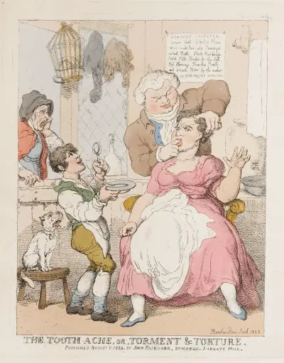 The tooth-ache, or, torment & torture von Thomas Rowlandson
