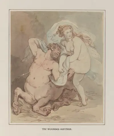 The wounded centaur, Thomas Rowlandson