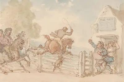 Toll gate von Thomas Rowlandson