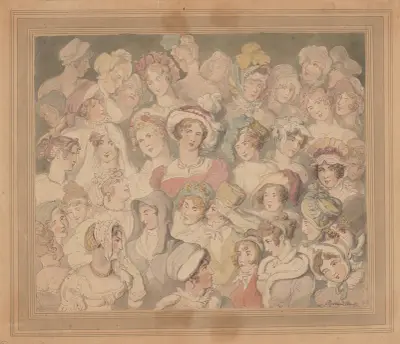 Typer av skönhet av Thomas Rowlandson