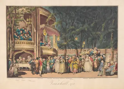 Vauxhall, 1732, Thomas Rowlandson