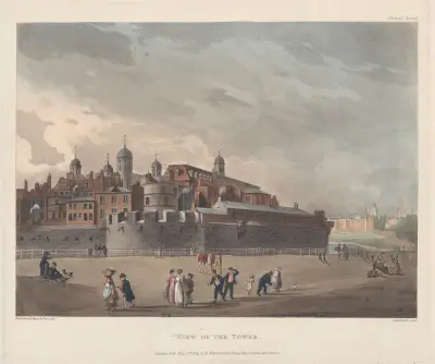 Utsikt mot tornet av Thomas Rowlandson