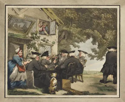 Wet parsons av Thomas Rowlandson