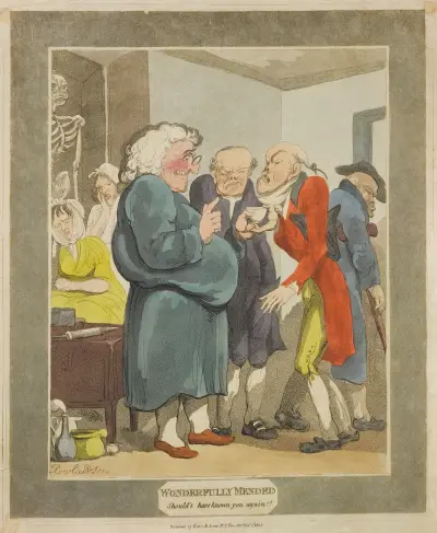Wonderfully mended. Should’t have known you again!!., Thomas Rowlandson
