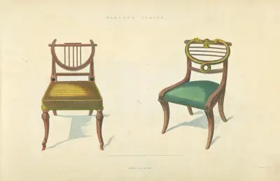Parlour chairs 2 av Thomas Sheraton