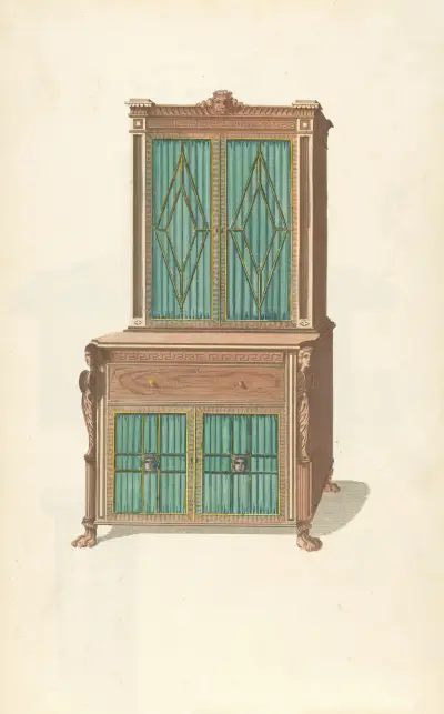 Secretary-bookcase av Thomas Sheraton