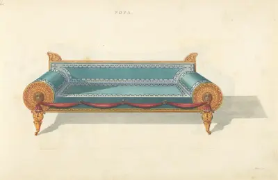 Sofa av Thomas Sheraton