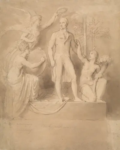 Studie k Wellingtonově monumentu, Thomas Stothard