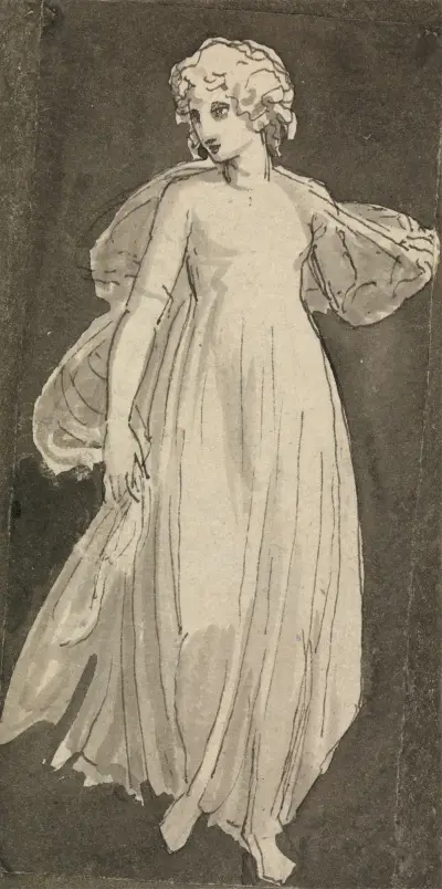 Girl av Thomas Stothard