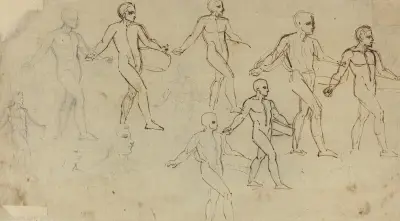 Studier av en såningsman (illustration till Thomsons Årstiderna) av Thomas Stothard