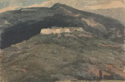 Fort Putnam från kapten Philips salong. W. P. första försök, från naturen av Thomas Sully