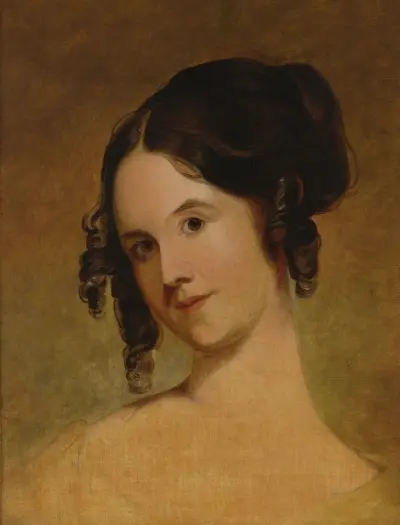 Porträtt av en ung kvinna av Thomas Sully