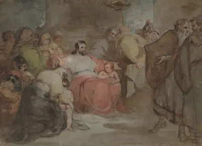 Låten barnen komma till mig av Thomas Sully