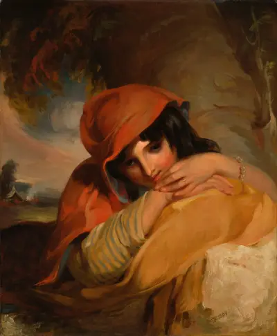The Gypsy Girl av Thomas Sully