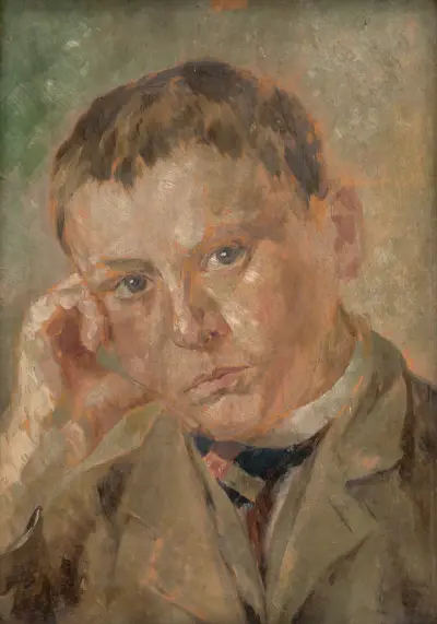 Portrait of a Boy av Milan Thomka Mitrovský