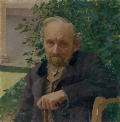 Portrait of an Old Man av Milan Thomka Mitrovský
