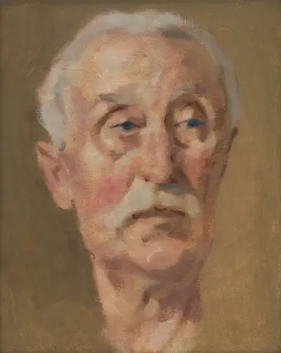 Portrait of the artist’s father, 1914 av Milan Thomka Mitrovský