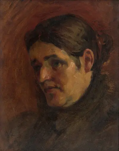Portrait of the Artist’s Mother av Milan Thomka Mitrovský