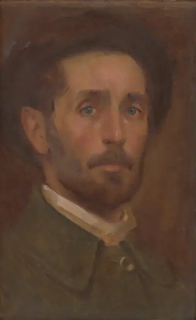 Selbstporträt von Milan Thomka Mitrovský