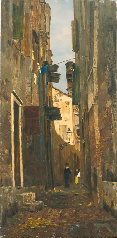 Eine Gasse in Italien von Tina Blau