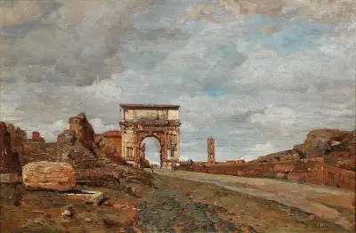 Arch of Titus Vespasian av Tina Blau