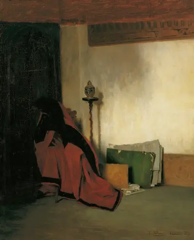 Atelierecke von Tina Blau