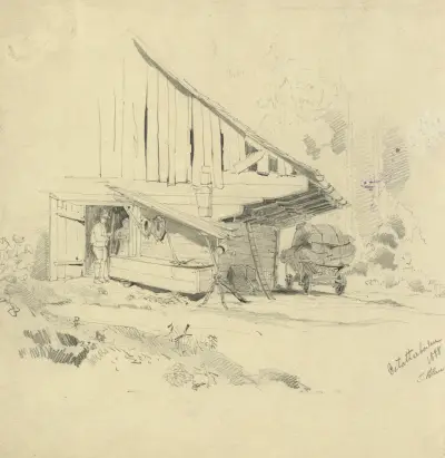 Bauernhaus in Gstatterboden von Tina Blau