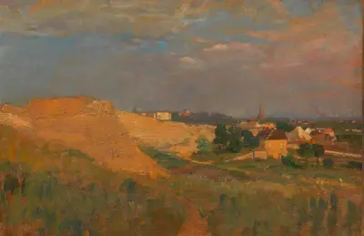 Blick auf Wien von der Türkenschanze von Tina Blau