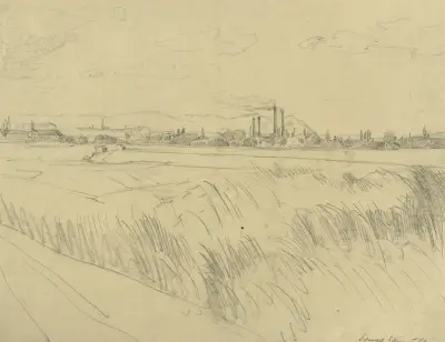 Schwechat von Tina Blau