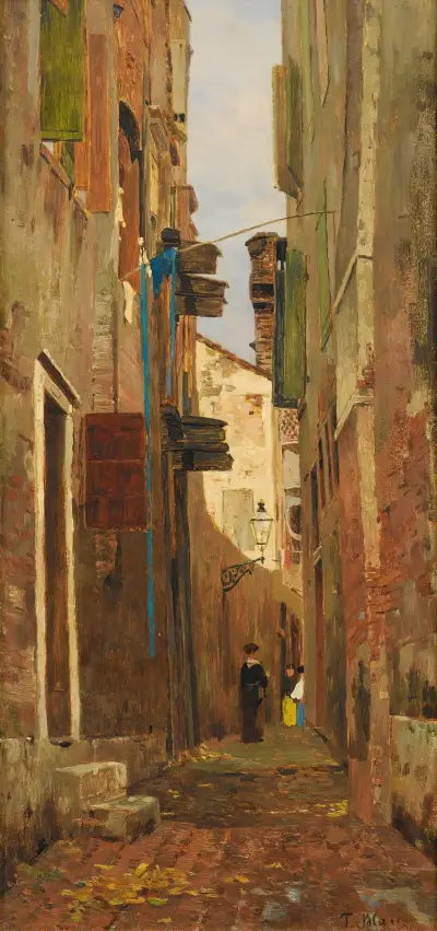 Straße in Italien von Tina Blau