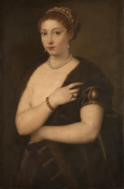 Girl in a Fur av Titian