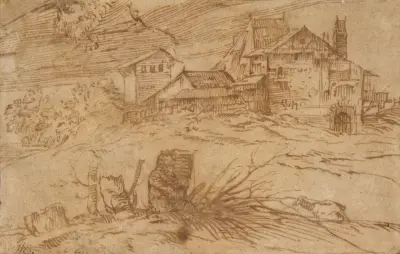 Landscape with a Goat av Titian